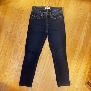 Paige skyline skinny denim blue jeans